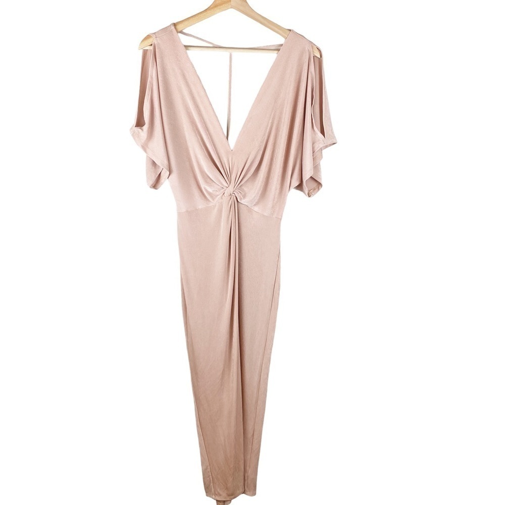 ASTR the Label Kiera Twist Front Midi Dress Size M - Picture 3 of 9